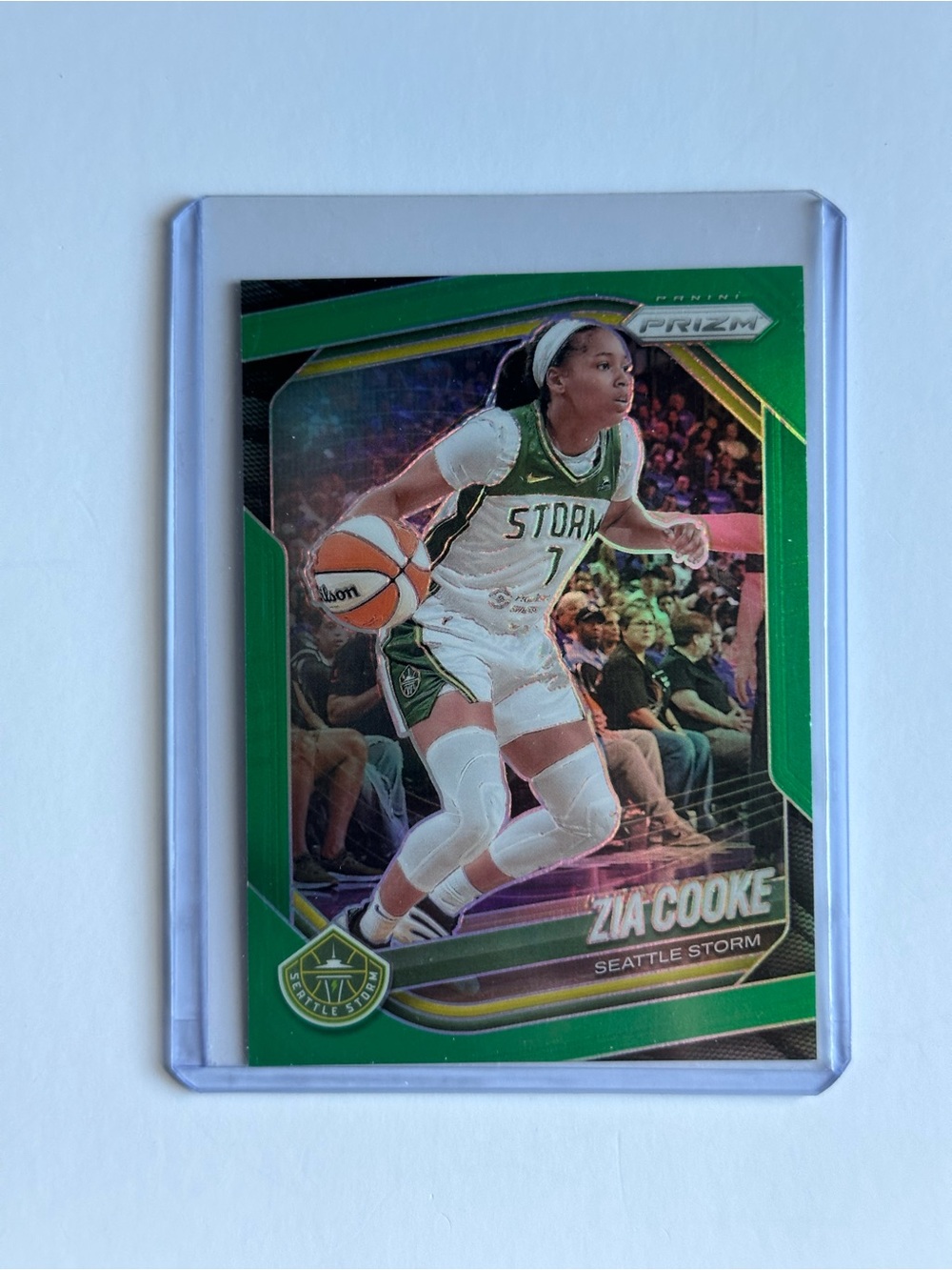 Panini Zia Cooke Seattle Storm Card - Green